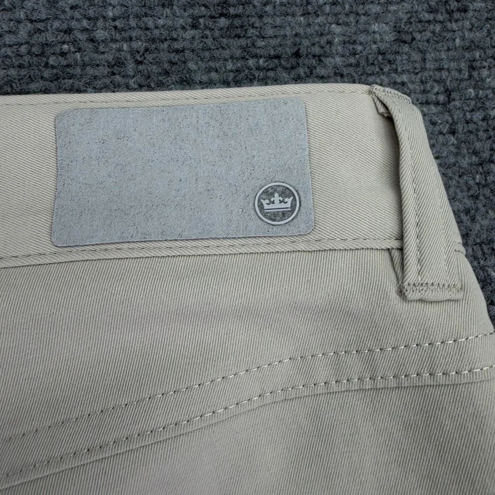 Peter Millar Pants Mens 36 (Fits 37x34) Khaki EB66 5 Pocket Golf Stretch STAINS